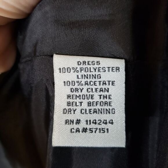 Eliza J Black with White Polka Dot Fit & Flare Dress Size 8 - Picture 8 of 9